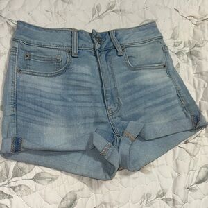 American Eagle Outfitters Light Blue Jean Shorts